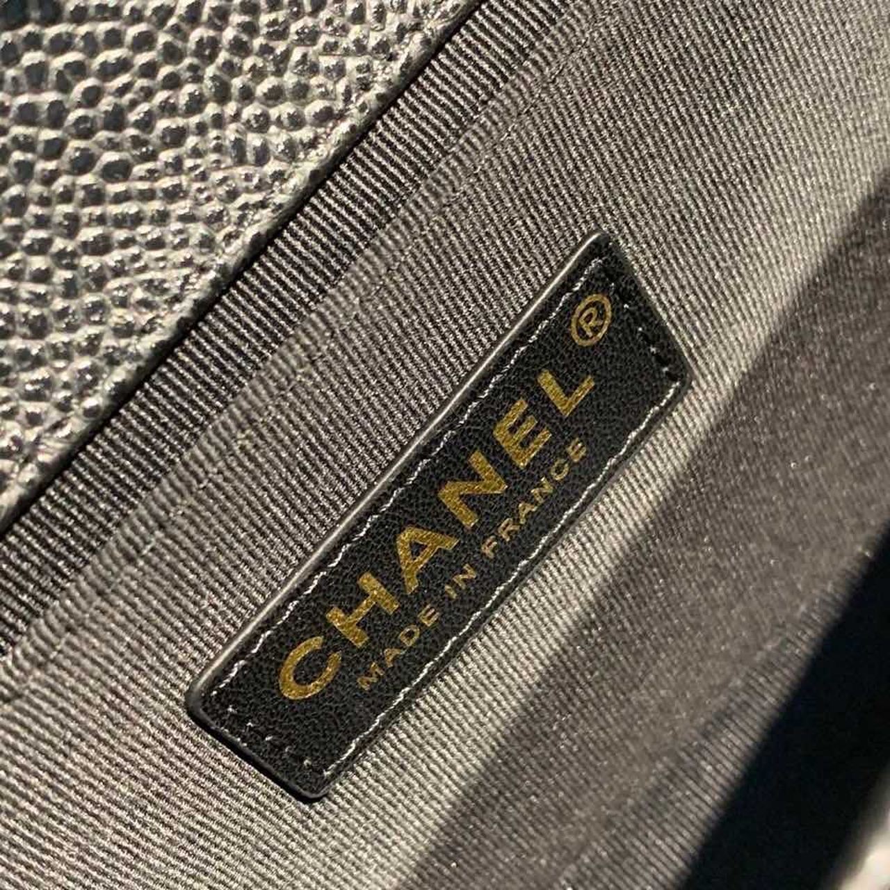 CHL Boy Handbag Gold Toned Hardware Black For Women Bags, Shoulder And Crossbody Bags 9.8in/25cm A67086