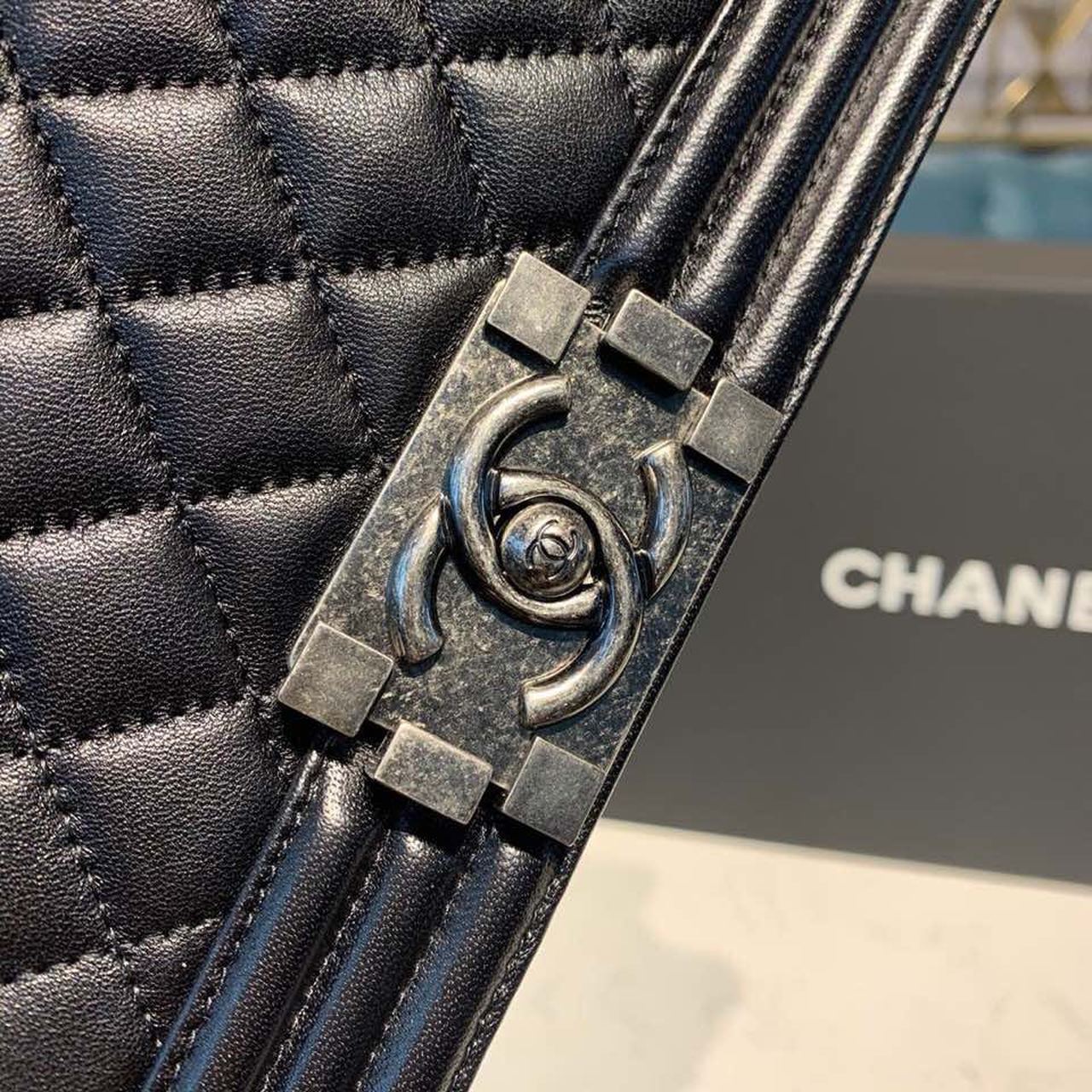 CHL Boy Handbag Silver Hardware Black For Women Bags, Shoulder And Crossbody Bags 9.8in/25cm A67086