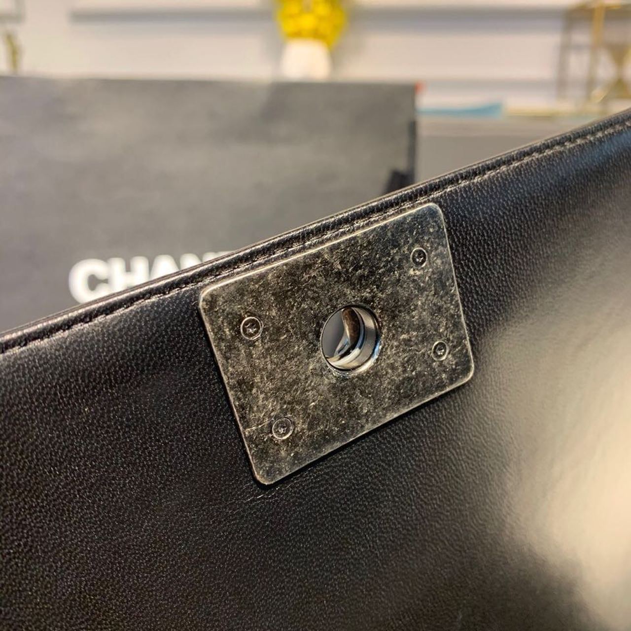 CHL Boy Handbag Silver Hardware Black For Women Bags, Shoulder And Crossbody Bags 9.8in/25cm A67086