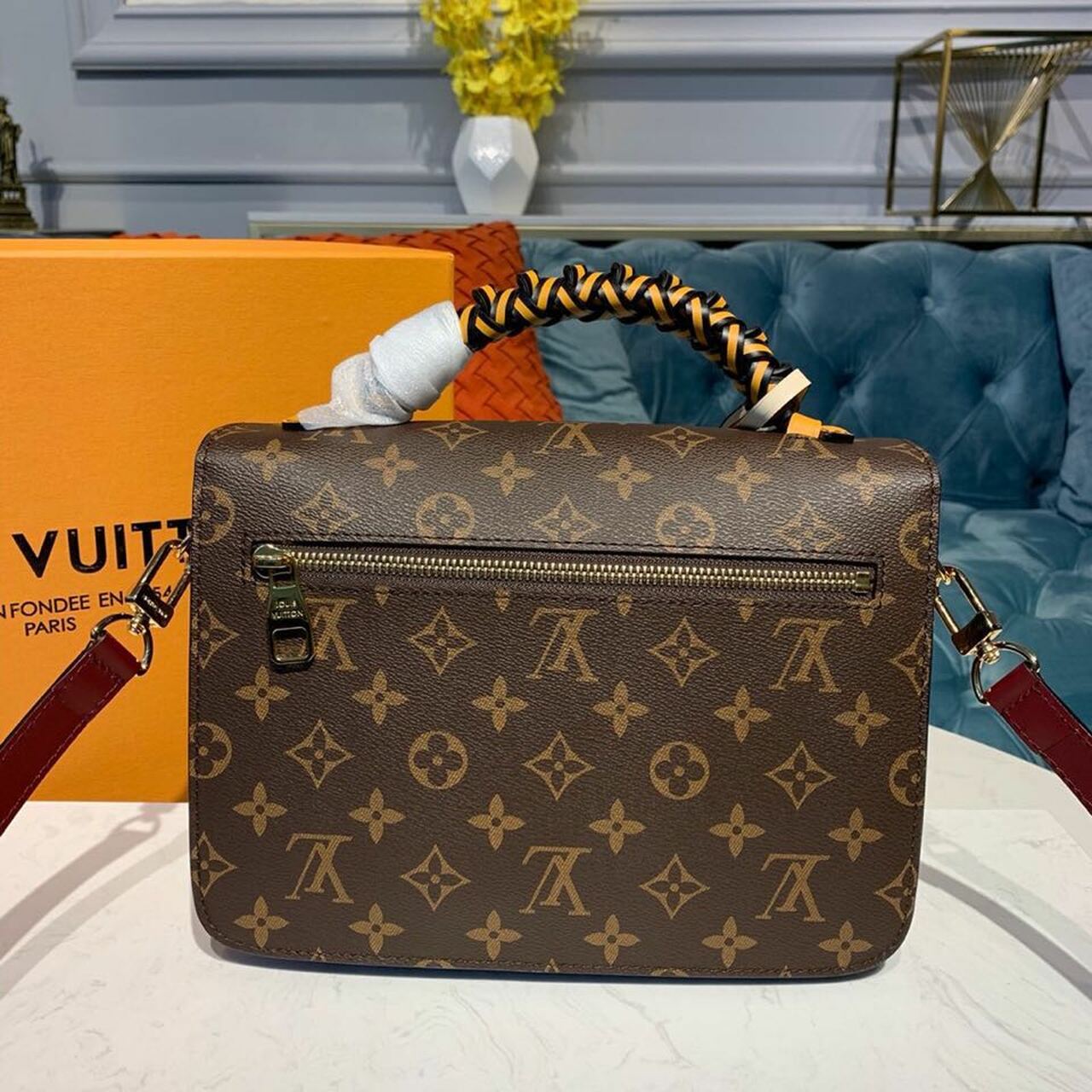 LV Pochette MÃƒÂ©tis Monogram Canvas For Women,  Shoulder Bags 9.7in/24cm LV M44668
