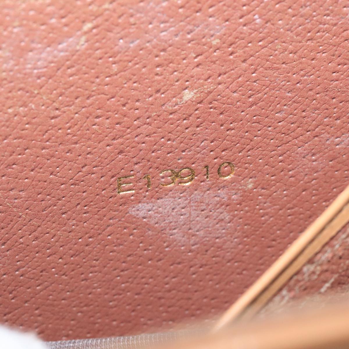 FENDI Hand Bag Leather Beige 111309