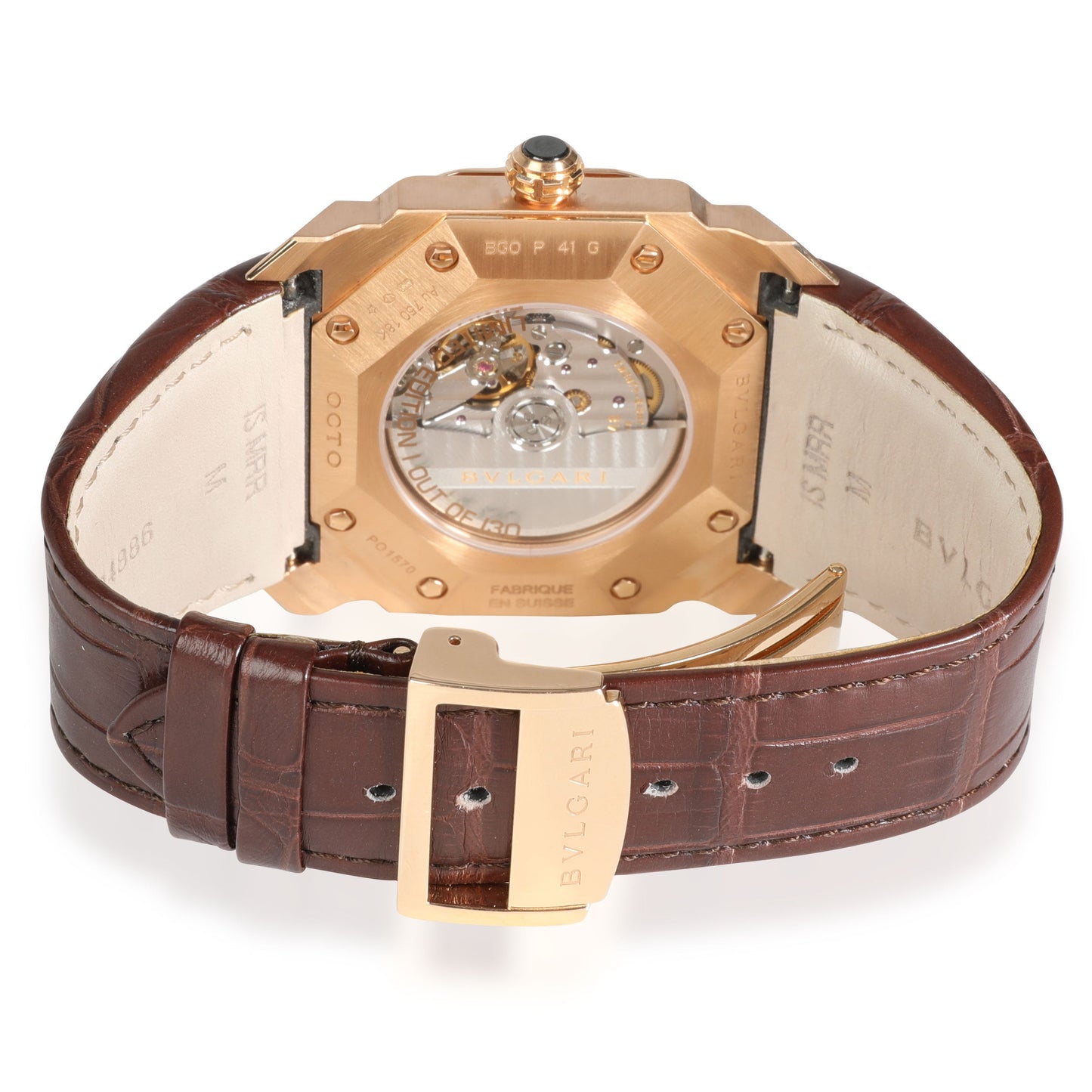 BVLGARI  Octo 102250 BGO P 41 G Men's Watch in 18kt Rose Gold