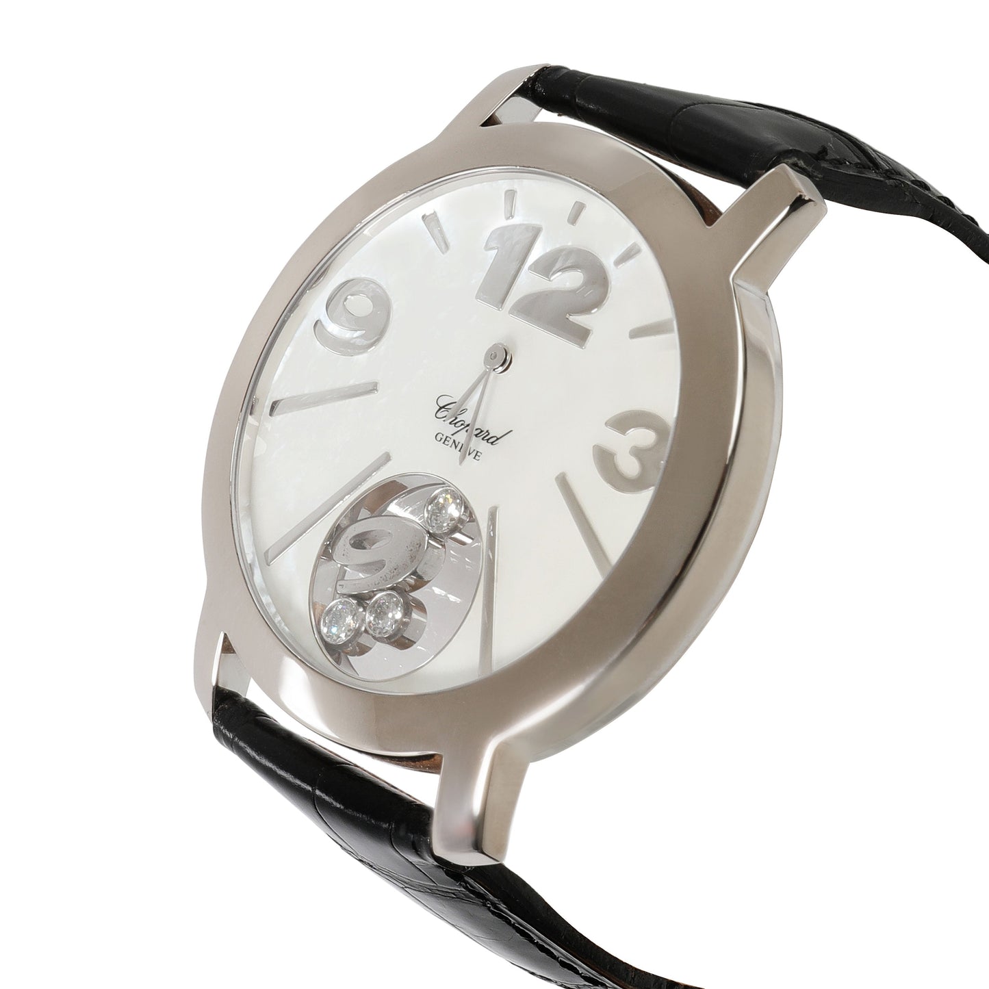 CHOPARD Happy Sport Happy Time 20/7449 Unisex Watch in 18kt White Gold