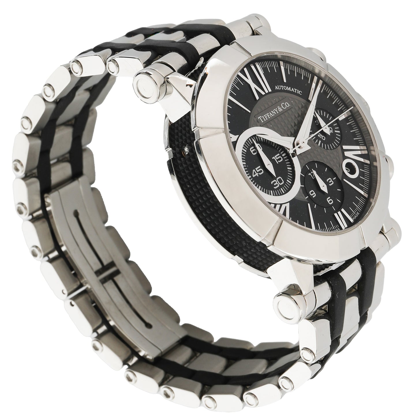 TIFFANY & CO. Atlas Z10000.82.12A1 Men's Watch in SS+Rubber