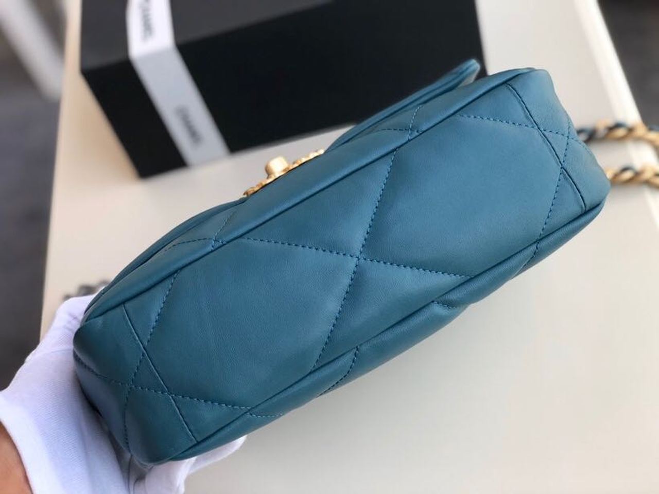 CHL 19 Handbag Teal For Women Bags, Shoulder And Crossbody Bags 10.2in/26cm AS1160
