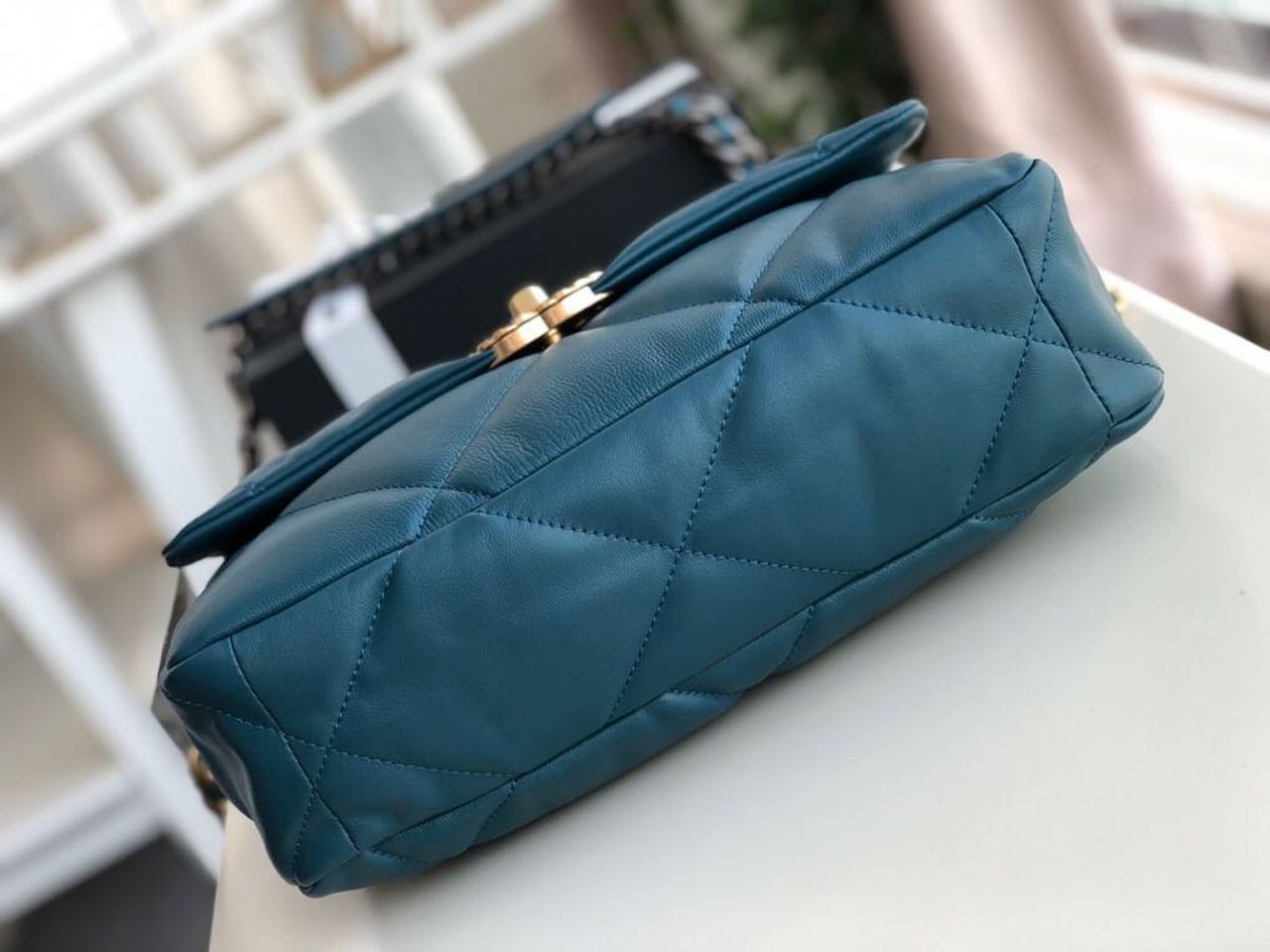 CHL 19 Large Handbag Teal For Women Bags, Shoulder And Crossbody Bags 11.8in/30cm AS1161