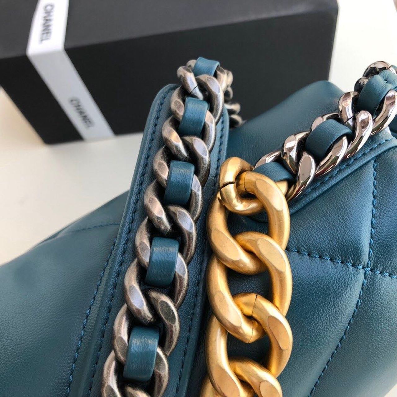CHL 19 Large Handbag Teal For Women Bags, Shoulder And Crossbody Bags 11.8in/30cm AS1161