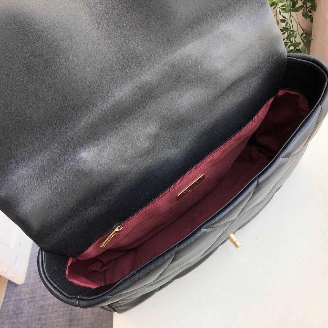 CHL 19 Maxi Handbag Black For Women Bags, Shoulder And Crossbody Bags 14in/36cm AS1162 B04852 94305