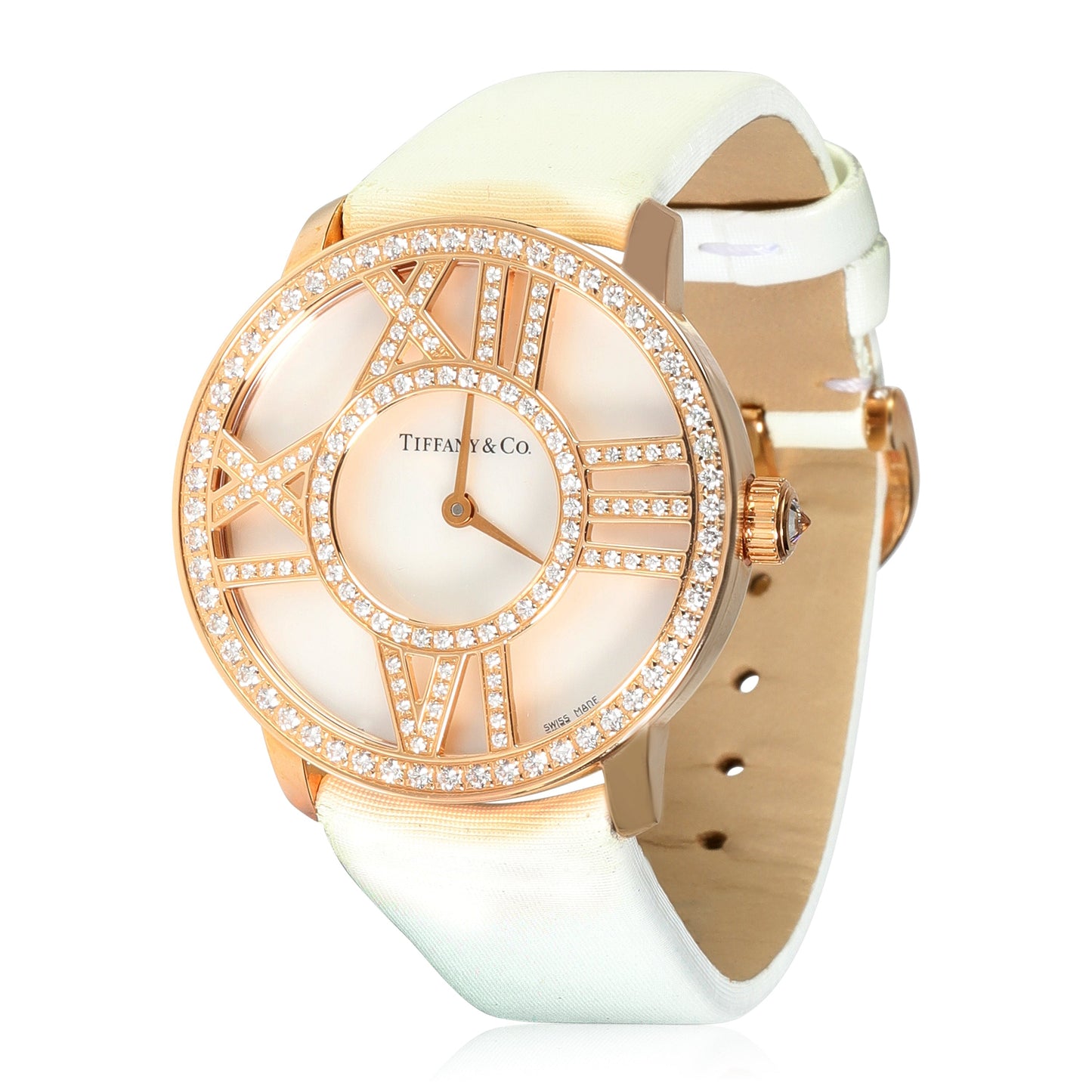 TIFFANY & CO. Atlas Cocktail Z1901.10.30E91A40B Women's Watch in 18kt Rose Gold