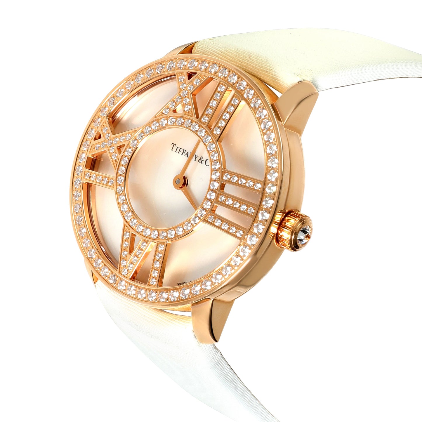 TIFFANY & CO. Atlas Cocktail Z1901.10.30E91A40B Women's Watch in 18kt Rose Gold