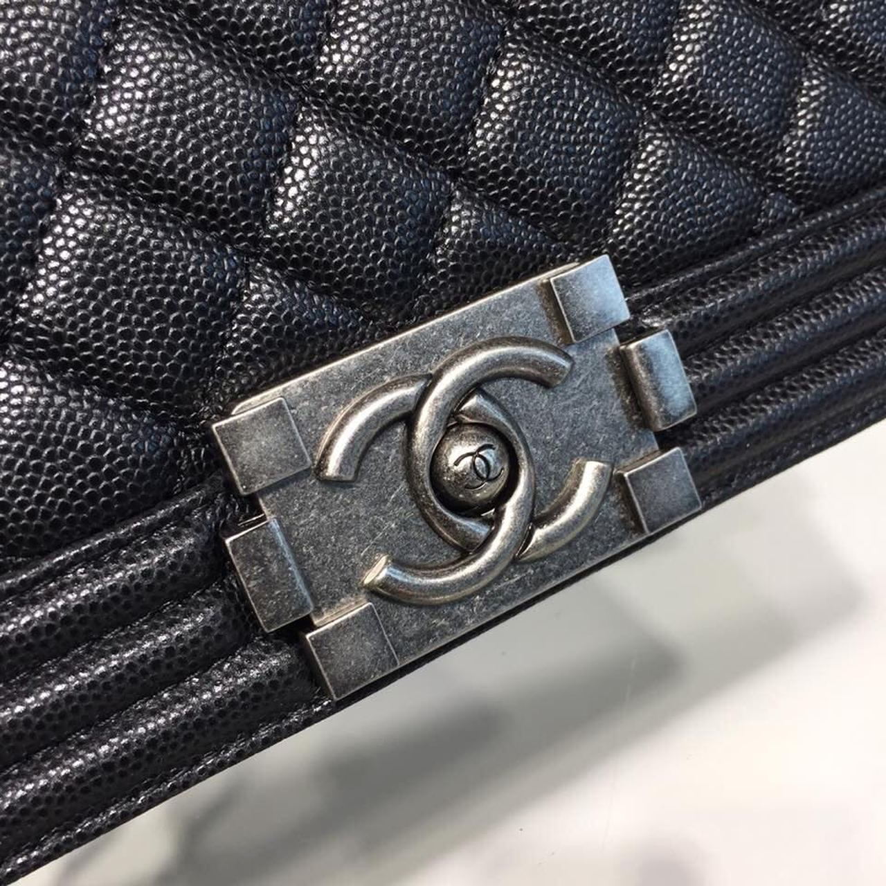 CHL Boy Handbag Silver Hardware Black For Women Handbags, Shoulder And Crossbody Bags 9.8in/25cm A67086