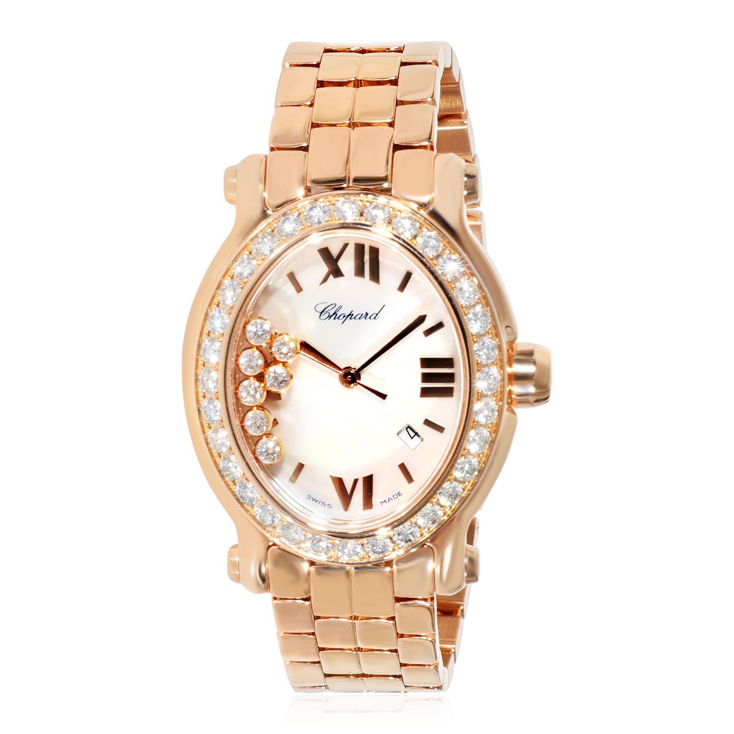 CHOPARD Happy Sport 275350-5004 Women's Watch in 18kt Rose Gold