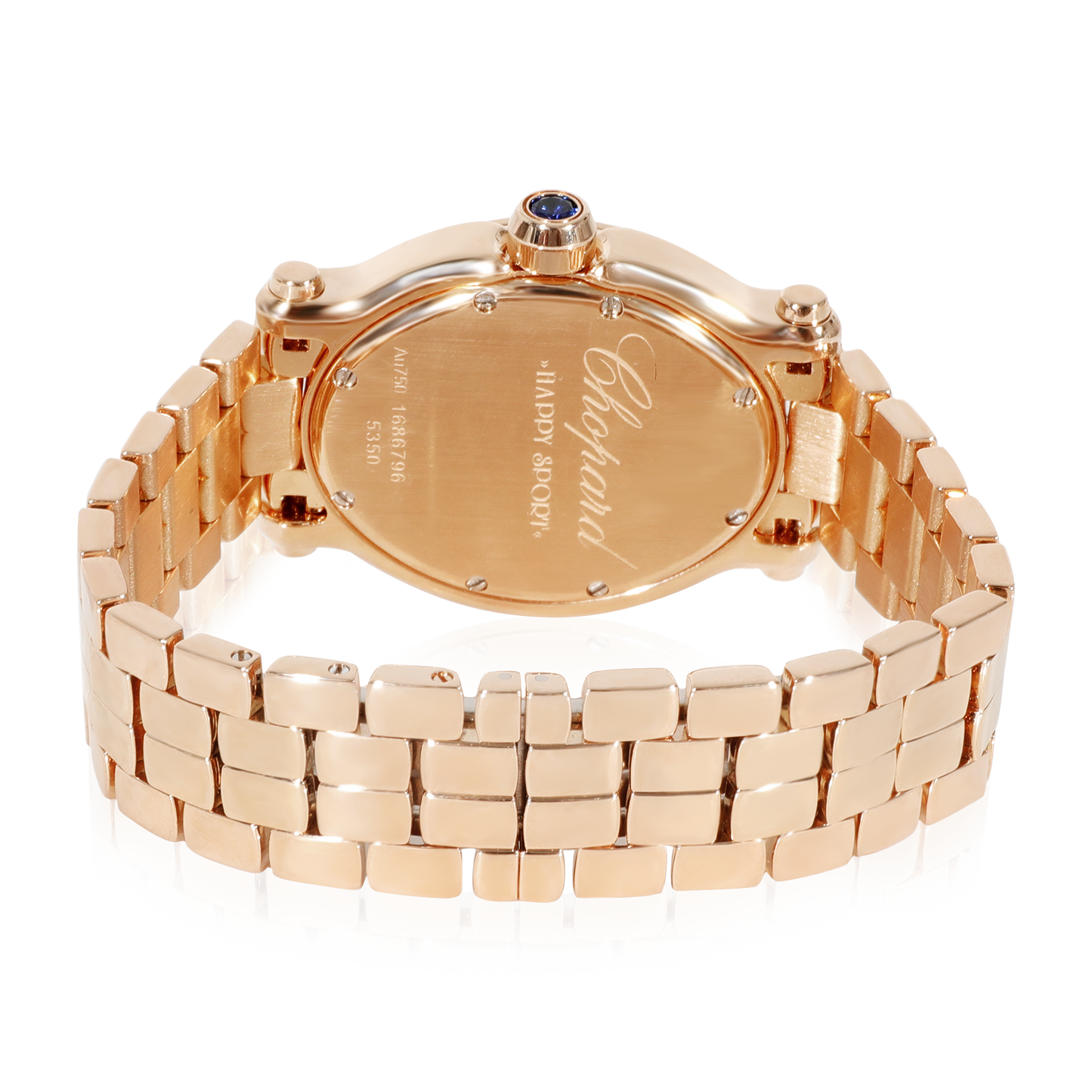 CHOPARD Happy Sport 275350-5004 Women's Watch in 18kt Rose Gold