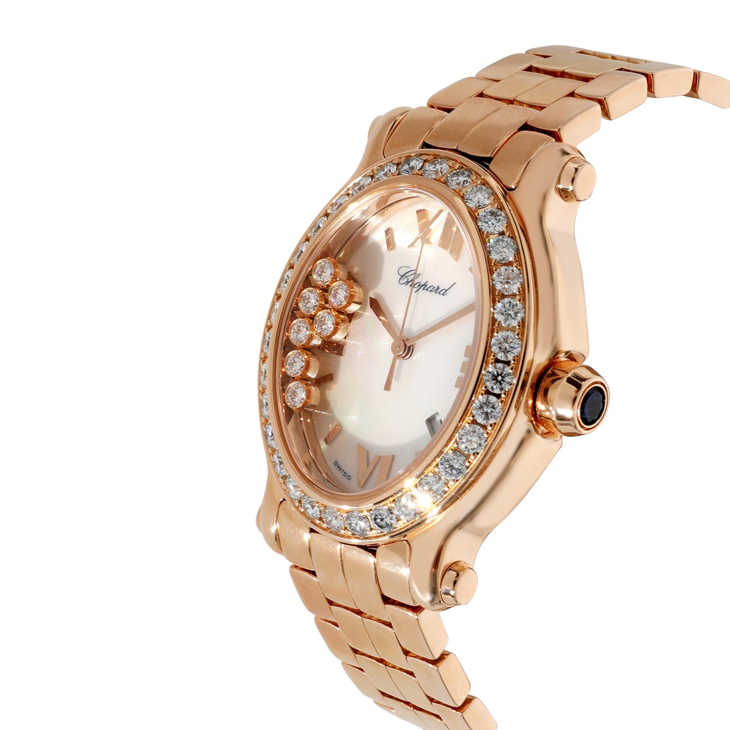 CHOPARD Happy Sport 275350-5004 Women's Watch in 18kt Rose Gold