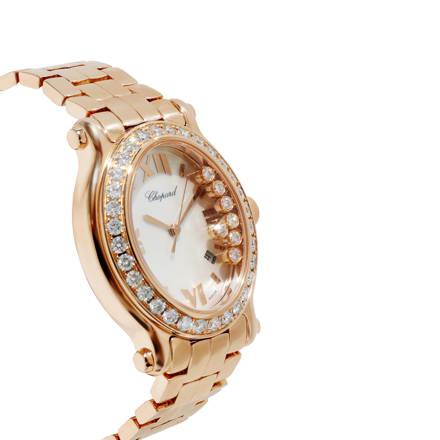CHOPARD Happy Sport 275350-5004 Women's Watch in 18kt Rose Gold