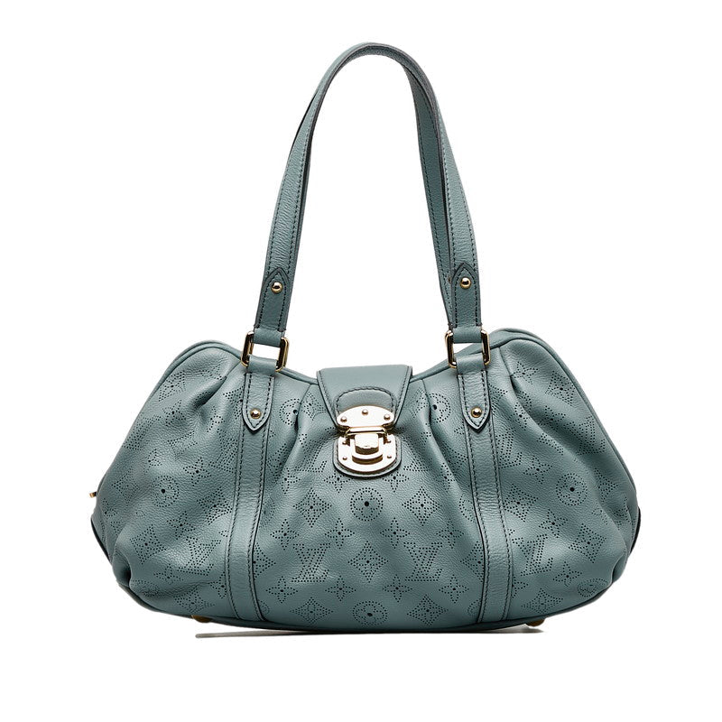 Louis Vuitton Monogram Machina Runner PM Handbag M93442 Blue Shell Pants Ladies LOUIS VUITTON