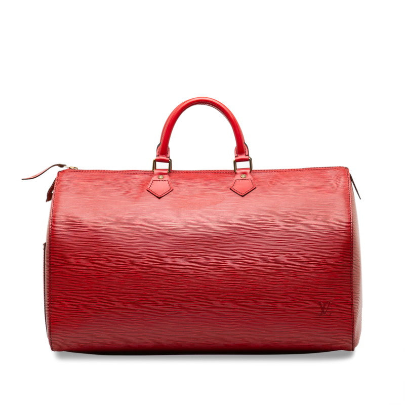 LOUIS VUITTON Epi Speedy 40 Boston Bag Handbag M42987 Castilian Red Ladies