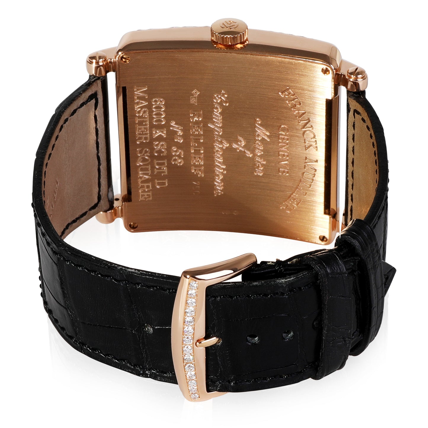FRANCK MULLER Master Square 6000K SC DT D Men's Watch in 18kt Rose Gold