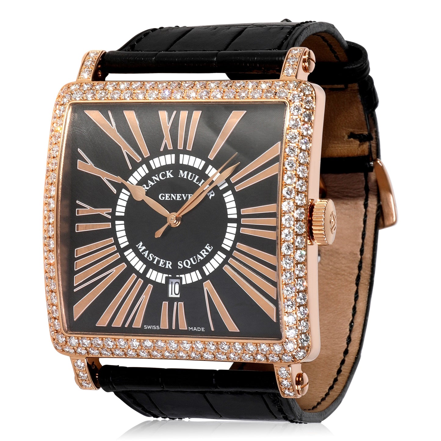 FRANCK MULLER Master Square 6000K SC DT D Men's Watch in 18kt Rose Gold