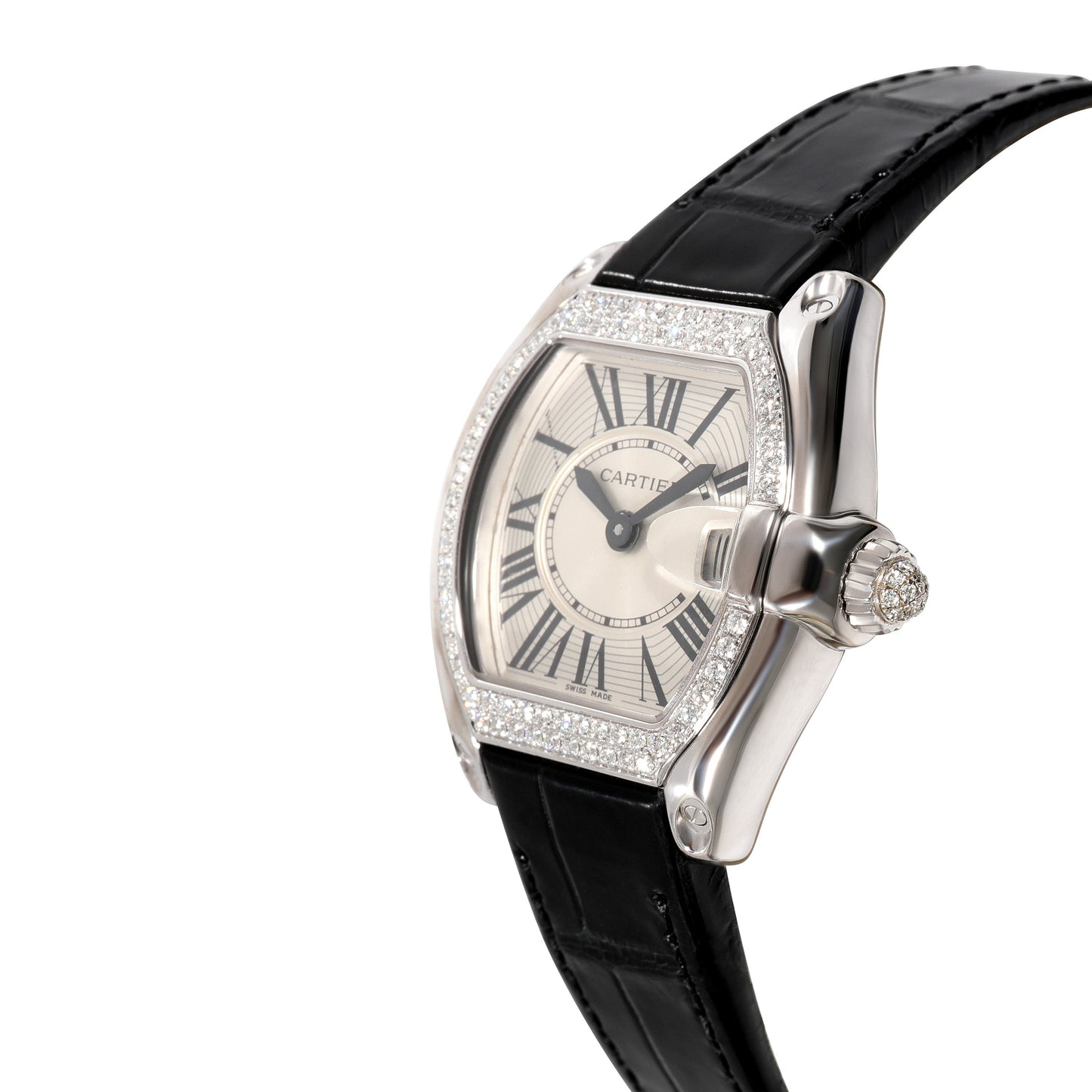 CARTIER Roadster WE500260 Women's Watch in 18kt White Gold
