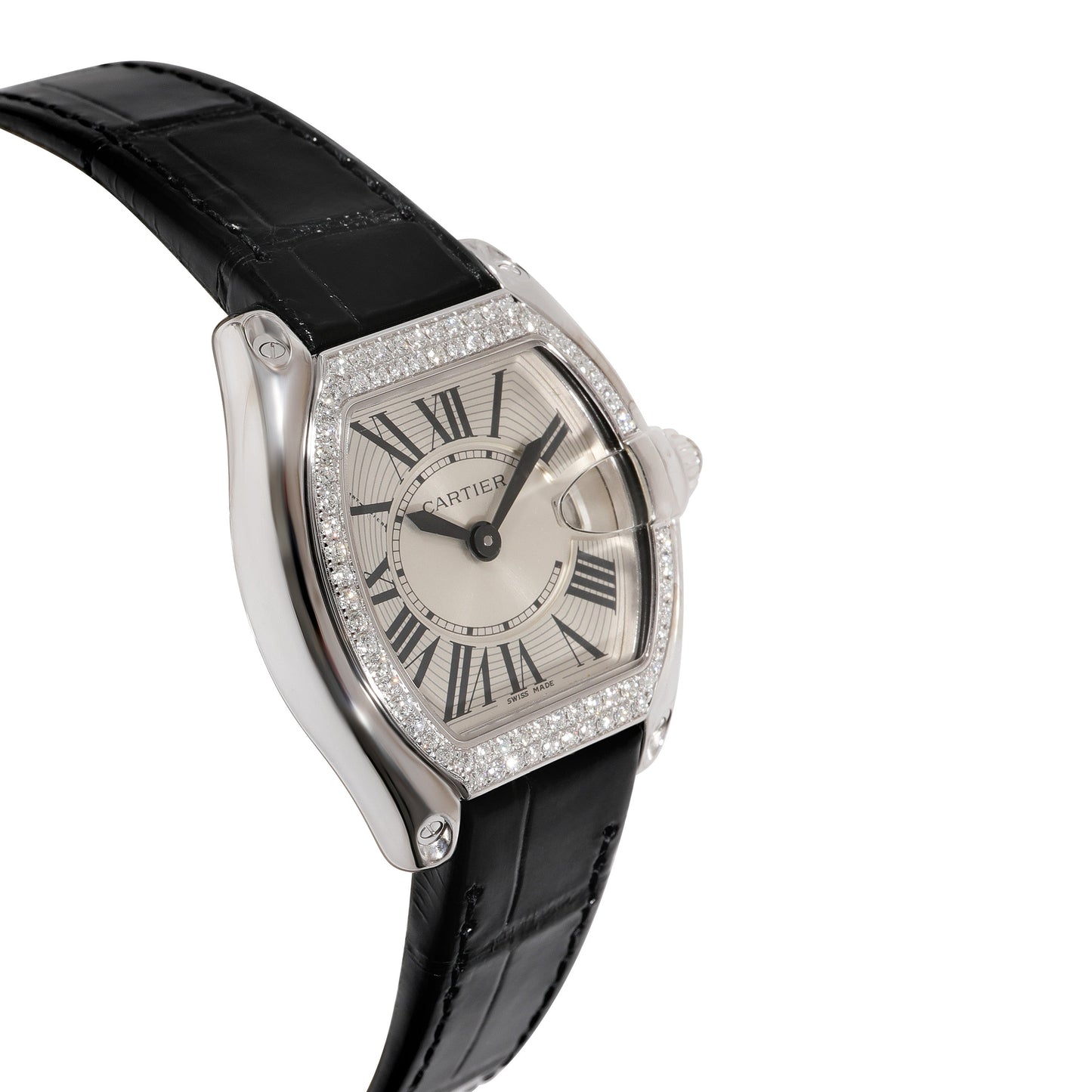 CARTIER Roadster WE500260 Women's Watch in 18kt White Gold