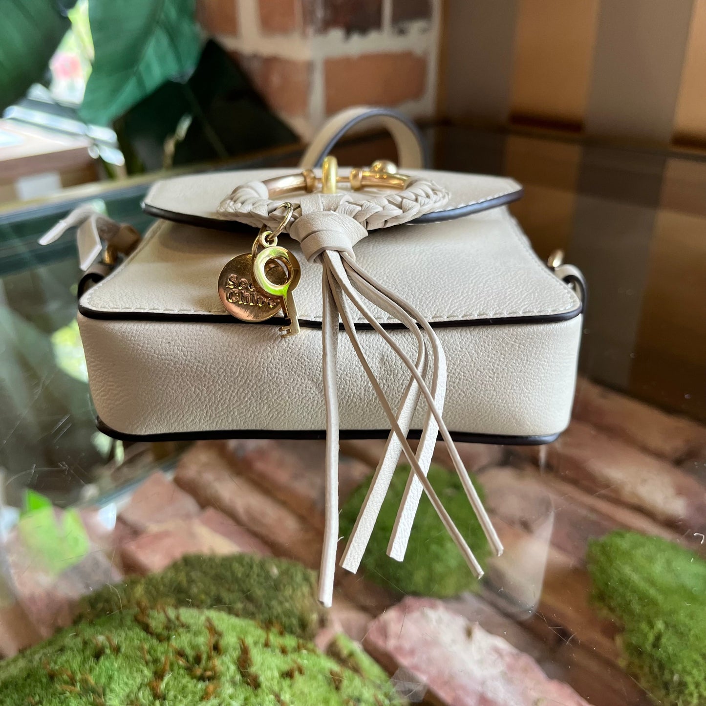 SEE BY CHLOE Joan Mini White Camera Bag