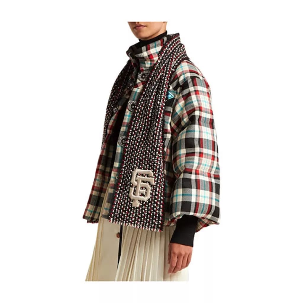 New Gucci SF Giant  Wool Blend Long Scarf