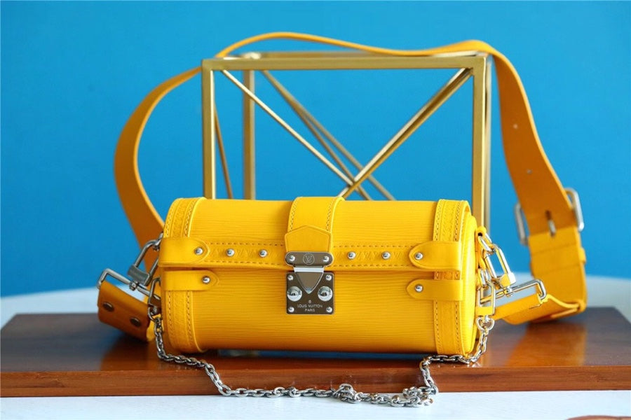 LV Papillon Trunk Epi Yellow For Women, WomenÃ¢â‚¬â„¢s Bags, Shoulder And Crossbody Bags 7.5in/19cm LVÃ‚Â 