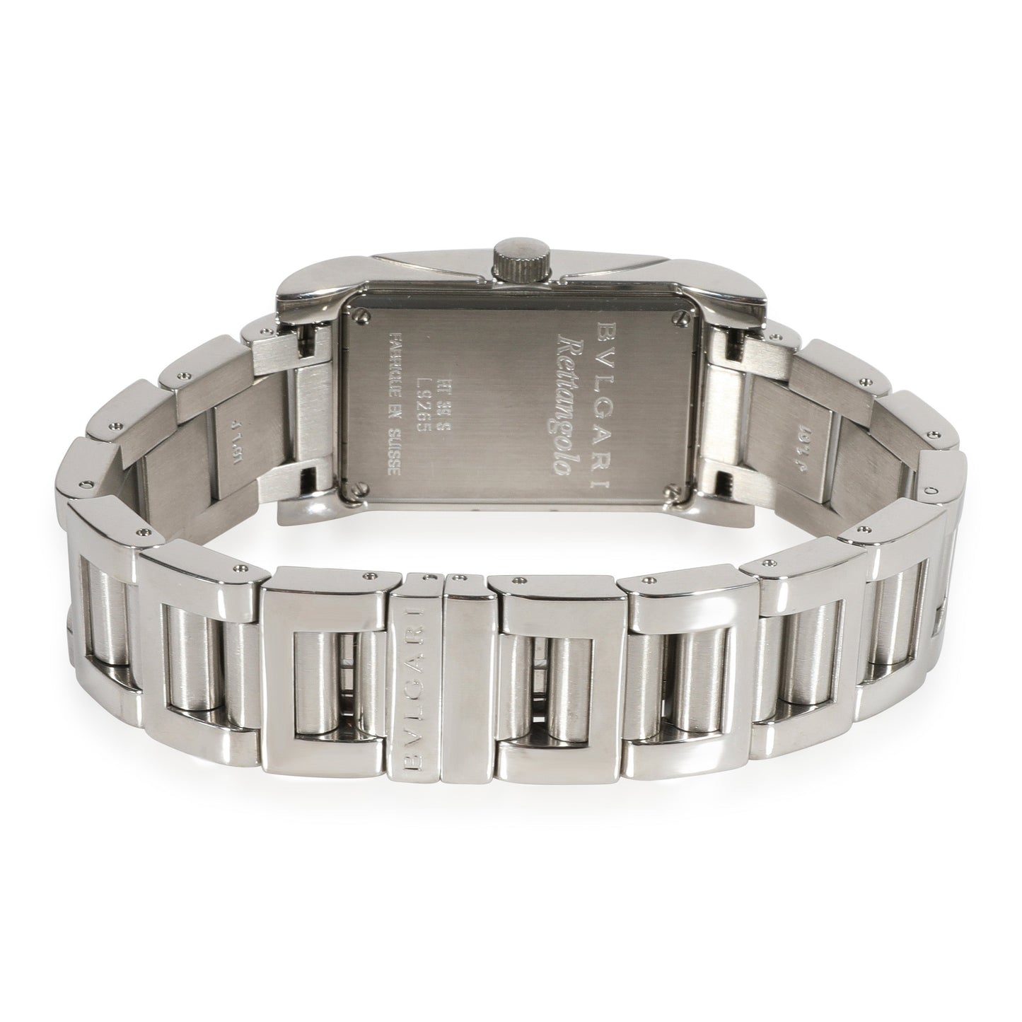 BVLGARI Rettangolo RT 39 S Women's Watch in Stainless Steel