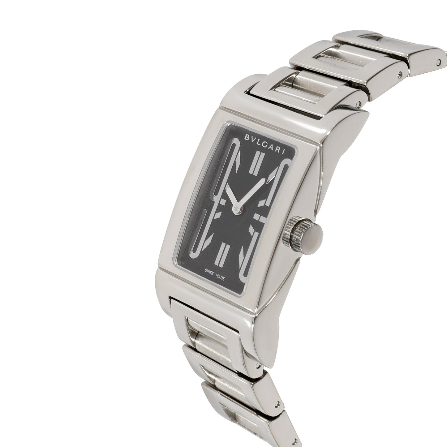 BVLGARI Rettangolo RT 39 S Women's Watch in Stainless Steel