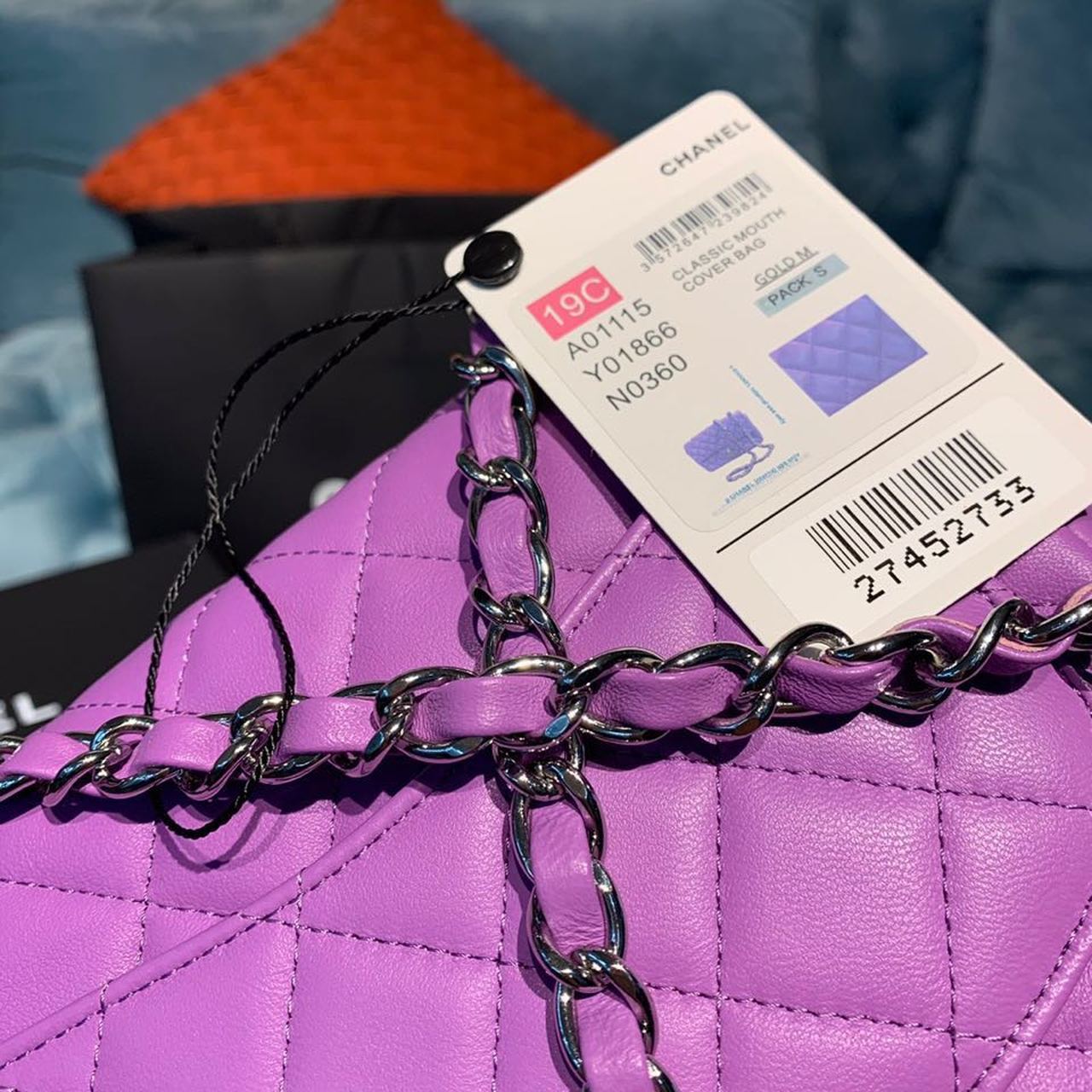CHLMini GlamIap Bag Purple For Women Bags, Shoulder And Crossbody Bags 6.7in/17cm A35200