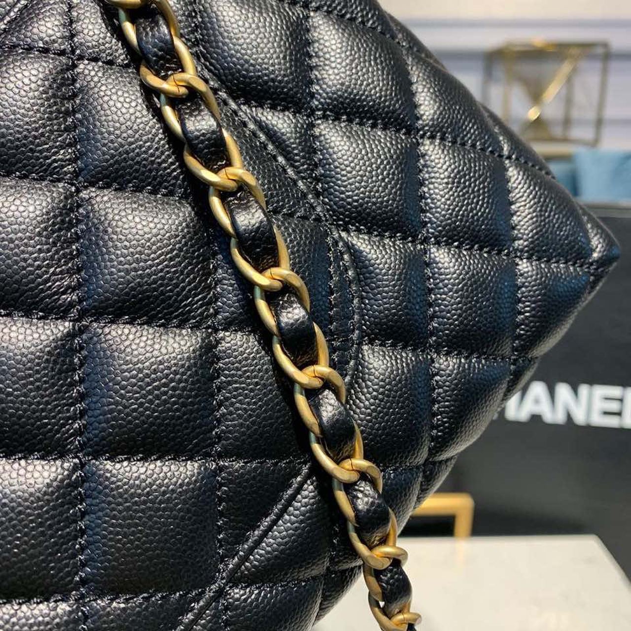 CHLLarge GlamIap Bag With Top Handle Black For Women Handbags, Shoulder And Crossbody Bags 11in/28cm A92991
