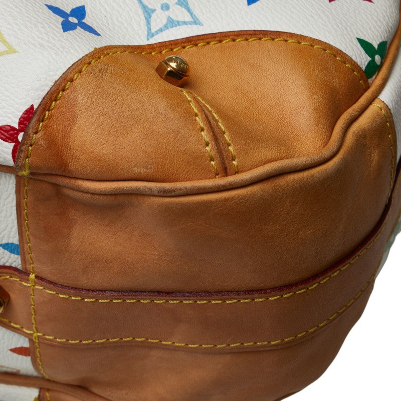 Louis Vuitton Monogram Multicolor M40195 Shoulder Bag PVC/Leather Bronze White Ladies Bike