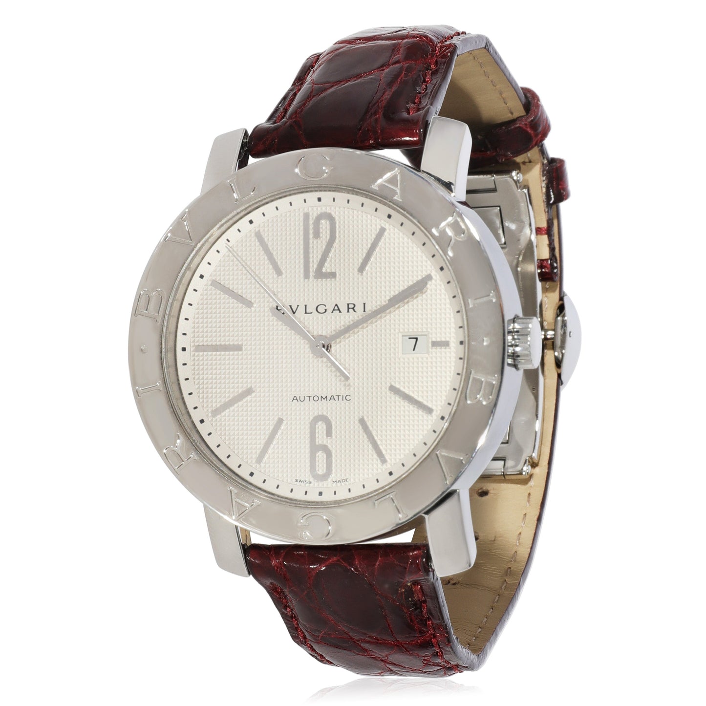 BVLGARI Diagono BB 42 SL AUTO Men's Watch in Stainless Steel