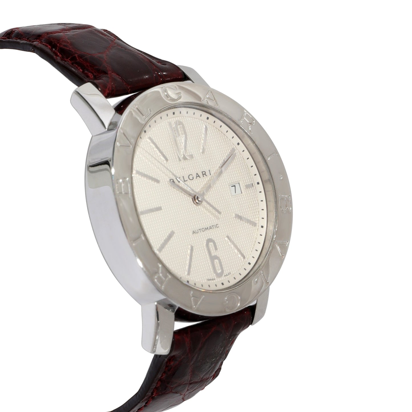 BVLGARI Diagono BB 42 SL AUTO Men's Watch in Stainless Steel