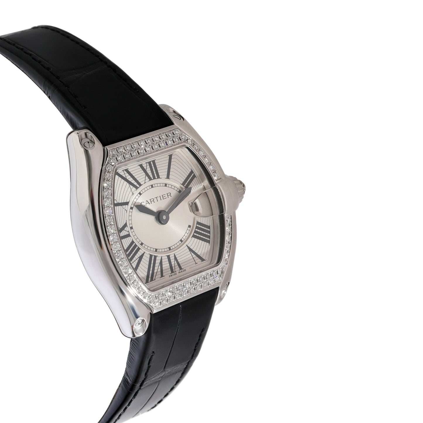 CARTIER Roadster WE500260 Women's Watch in White Gold