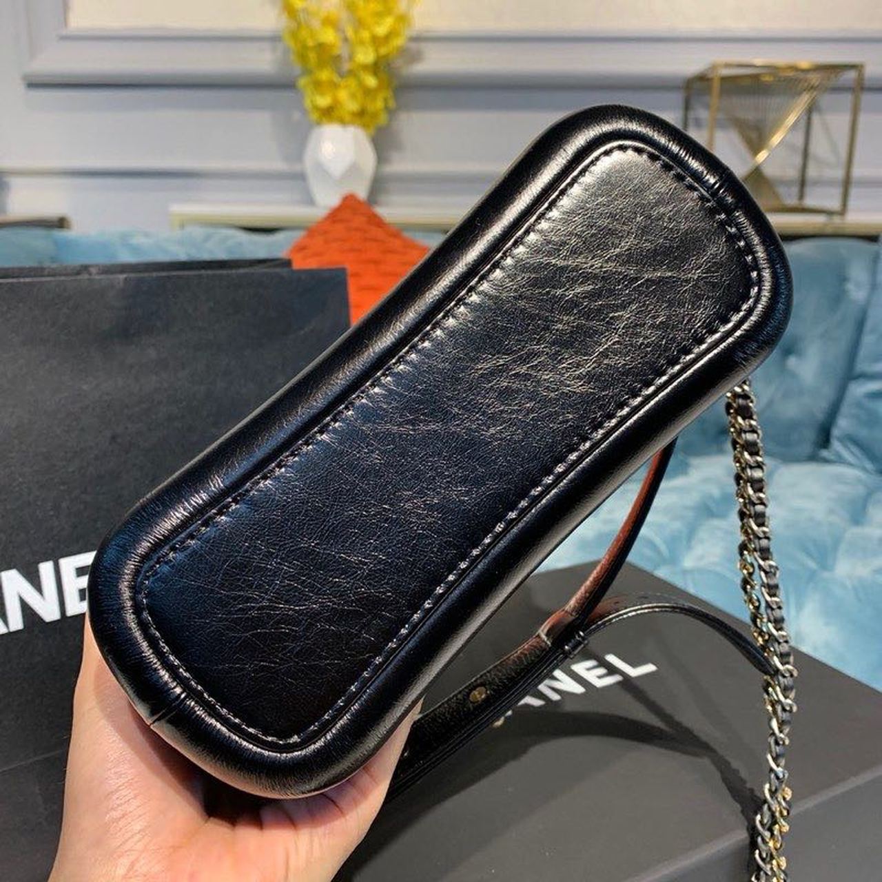 CHLGabrielle Hobo Handbag Black For Women Bags, Shoulder And Crossbody Bags 7.8in/20cm AS1582 B03936 94305