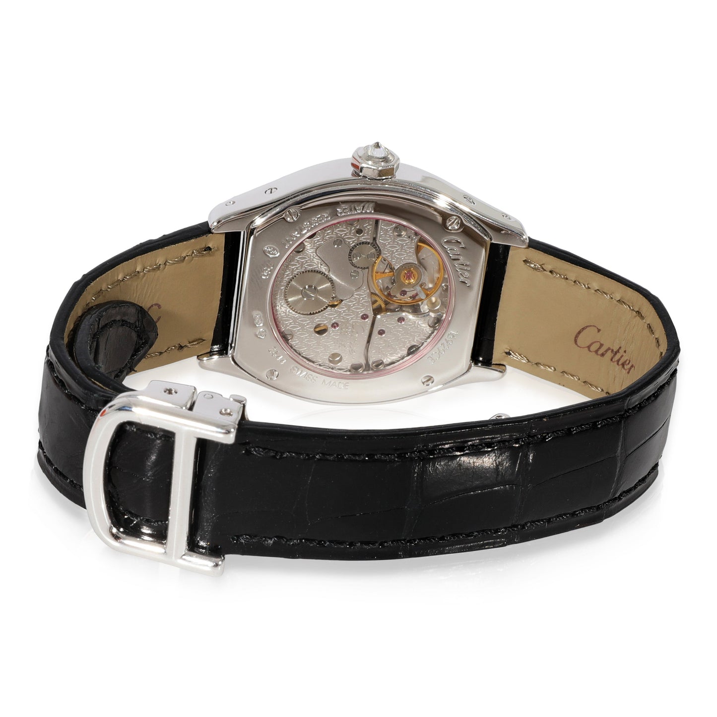 CARTIER Tortue 2644 Women's Watch in 18kt White Gold