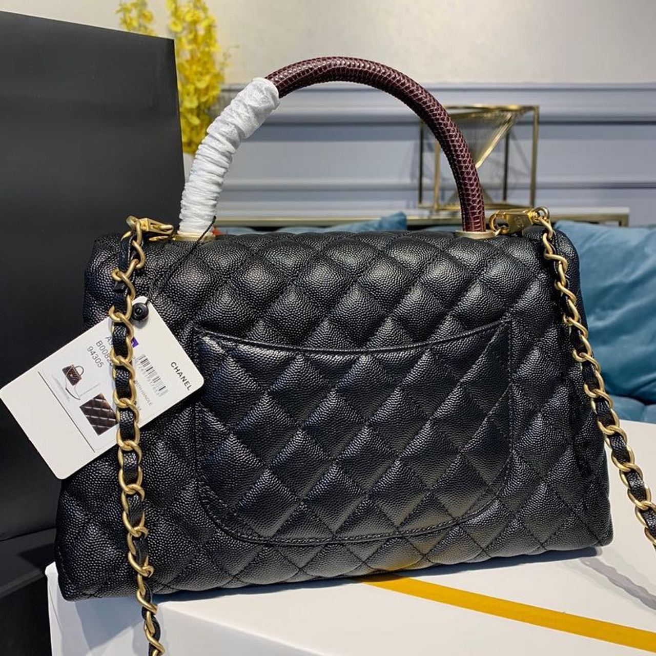 CHLLarge GlamIap Bag With Top Handle Black For Women, WomenÃ¢â‚¬â„¢s Handbags, Shoulder And Crossbody Bags 11in/28cm A92991