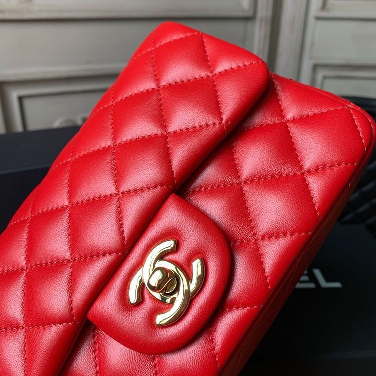 CHLMini GlamIap Bag Red For Women Bags Bag, Shoulder And Crossbody 7.8in/20cm A69900