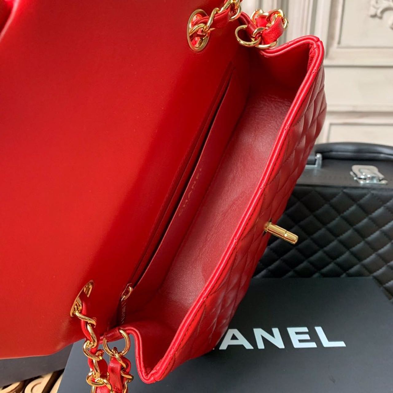CHLMini GlamIap Bag Red For Women Bags Bag, Shoulder And Crossbody 7.8in/20cm A69900