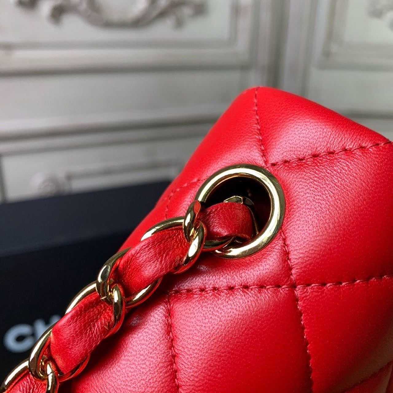 CHLMini GlamIap Bag Red For Women Bags Bag, Shoulder And Crossbody 7.8in/20cm A69900