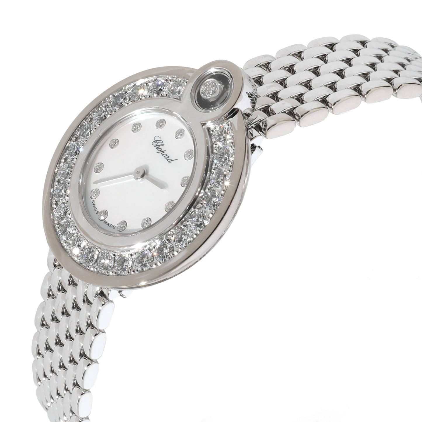 CHOPARD Happy Diamond 204407-1003 Women's Watch in 18kt White Gold