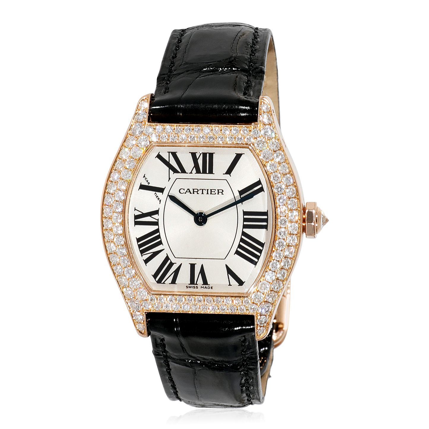 CARTIER Tortue WA503751 Women's Watch in 18kt Rose Gold