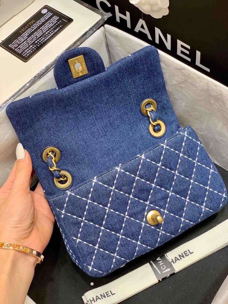 CHL GlamIap Bag Denim Blue For Women Handbags, Shoulder And Crossbody Bags 10.2in/26cm AS1328 B01897 N5398