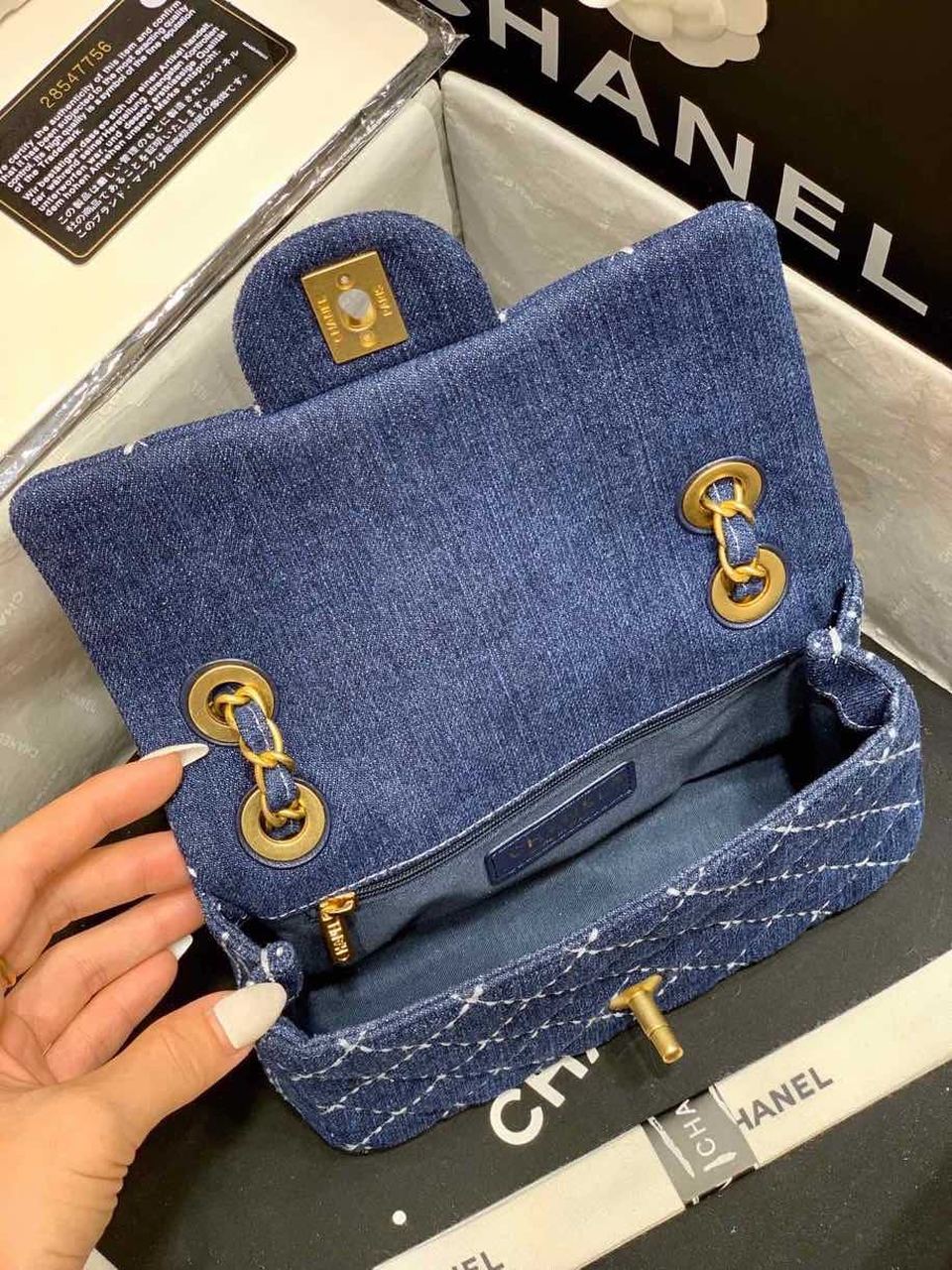 CHL GlamIap Bag Denim Blue For Women Handbags, Shoulder And Crossbody Bags 10.2in/26cm AS1328 B01897 N5398