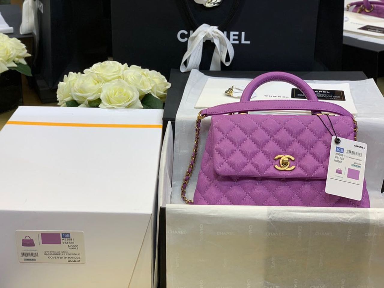 CHLMeGLAMIum GlamIap Bag With Top Handle Purple For Women, WomenÃ¢â‚¬â„¢s Handbags, Shoulder And Crossbody Bags 9in/23cm A92990