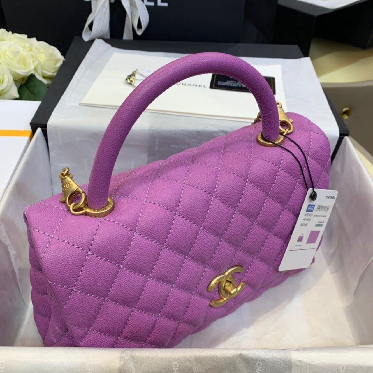 CHLLarge GlamIap Bag With Top Handle Purple For Women, WomenÃ¢â‚¬â„¢s Handbags, Shoulder And Crossbody Bags 11in/28cm A92991
