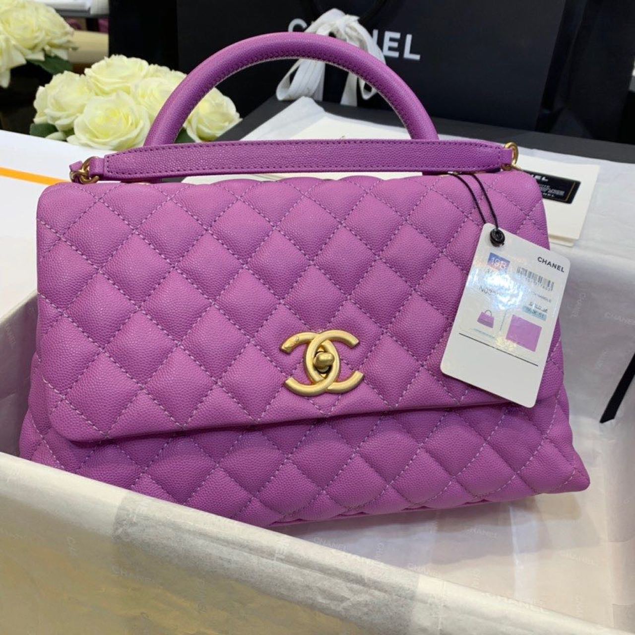 CHLLarge GlamIap Bag With Top Handle Purple For Women, WomenÃ¢â‚¬â„¢s Handbags, Shoulder And Crossbody Bags 11in/28cm A92991