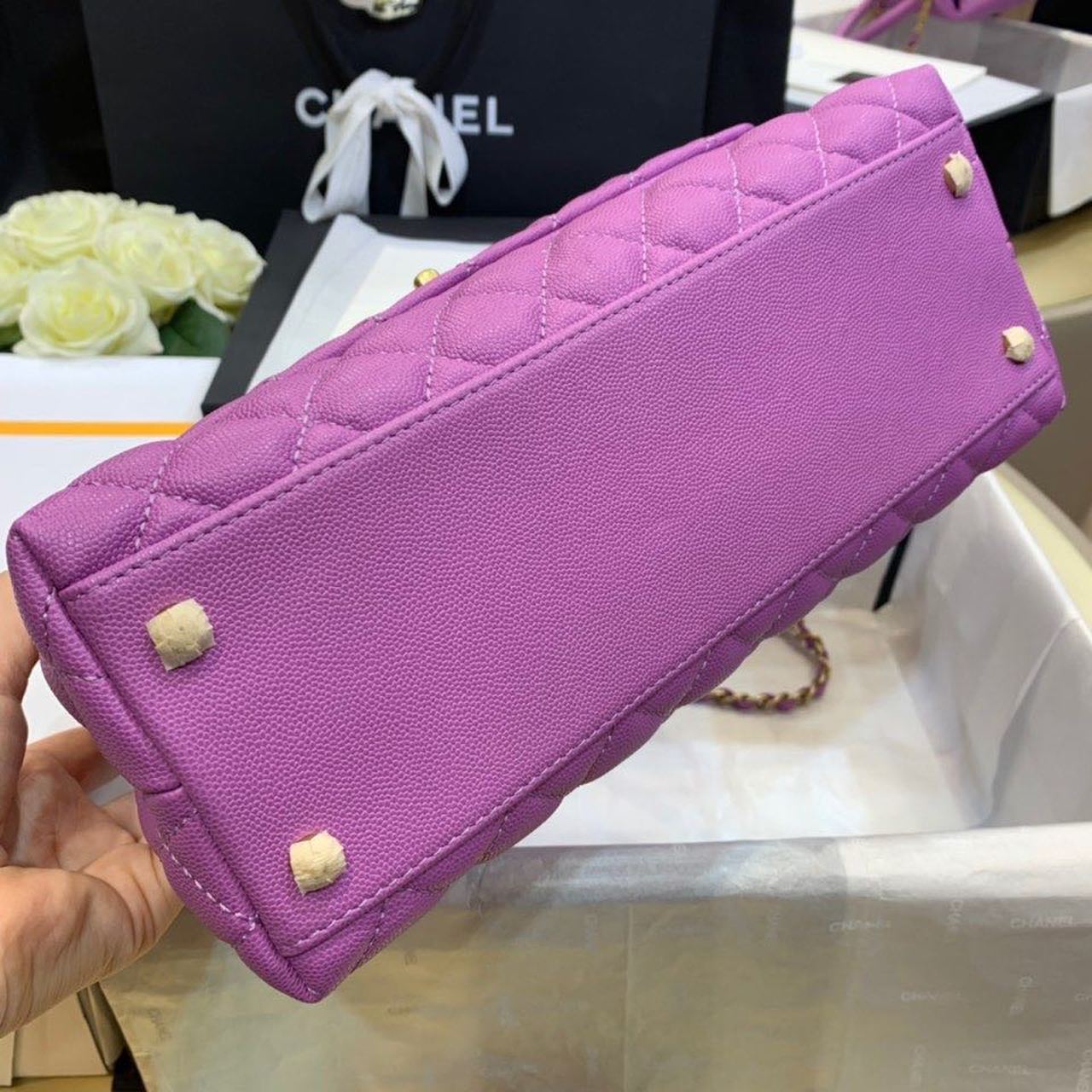 CHLLarge GlamIap Bag With Top Handle Purple For Women, WomenÃ¢â‚¬â„¢s Handbags, Shoulder And Crossbody Bags 11in/28cm A92991